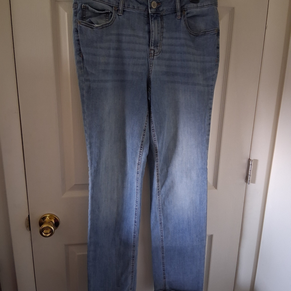 Maurices Light Blue Straight Leg Jeans